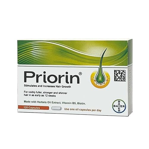 PRIORIN Fórmula 120 para el crecimiento del cabello, cápsula  Ayuda al cabello débil y adelgazamiento marca alemana original