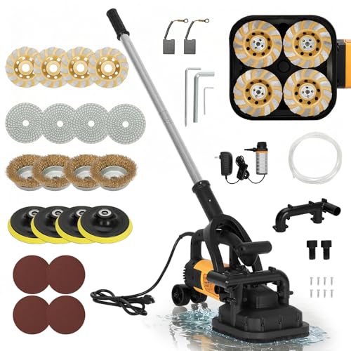 4-Head 3800W Concrete Grinder