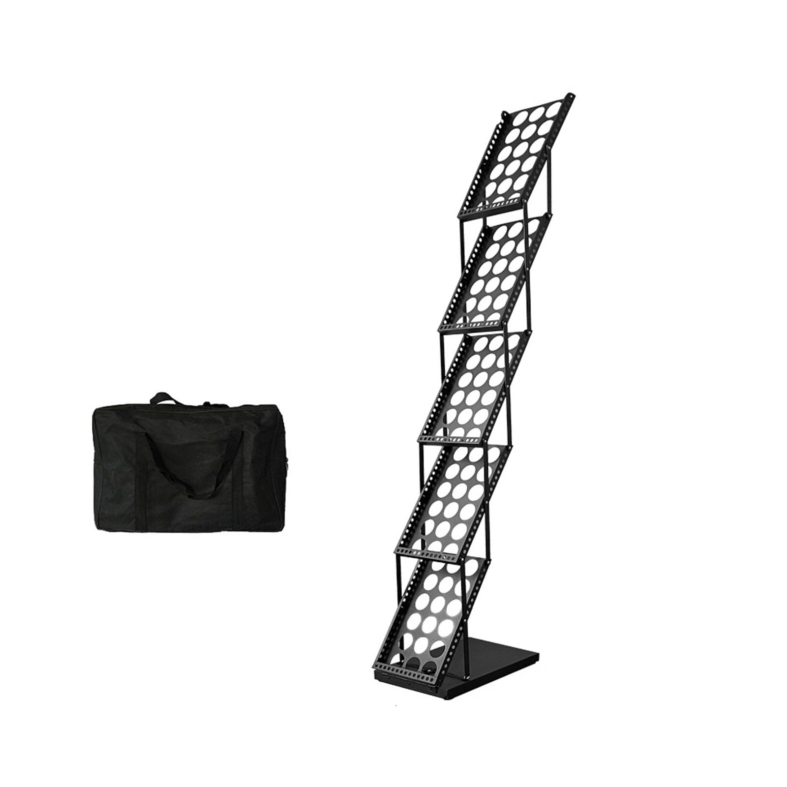 Fhslkxim Newspaper Holder, Brochure Holder, Catalog Holder In Metal, Floor Display Stand And Catalog Holder For Product Displays, Fairs, Shows