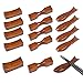 Zliger 15 Piezas Soporte Palillos Madera Estantes de Palillos Descansa Tenedor Estante Cuchara Soporte Palillos Descanso para Hogar Restaurante Cocina
