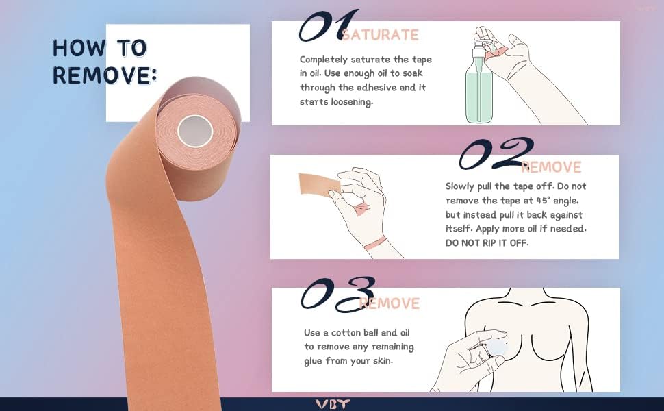 Miniatura 5 de Breast Tape Replace Your Bra-Instant Boob Tape Suitable for A-G Bob Tape for Breast Lift w 1 Breast Lift Tape 5 Pairs Satin Breast Petals 1 Pair