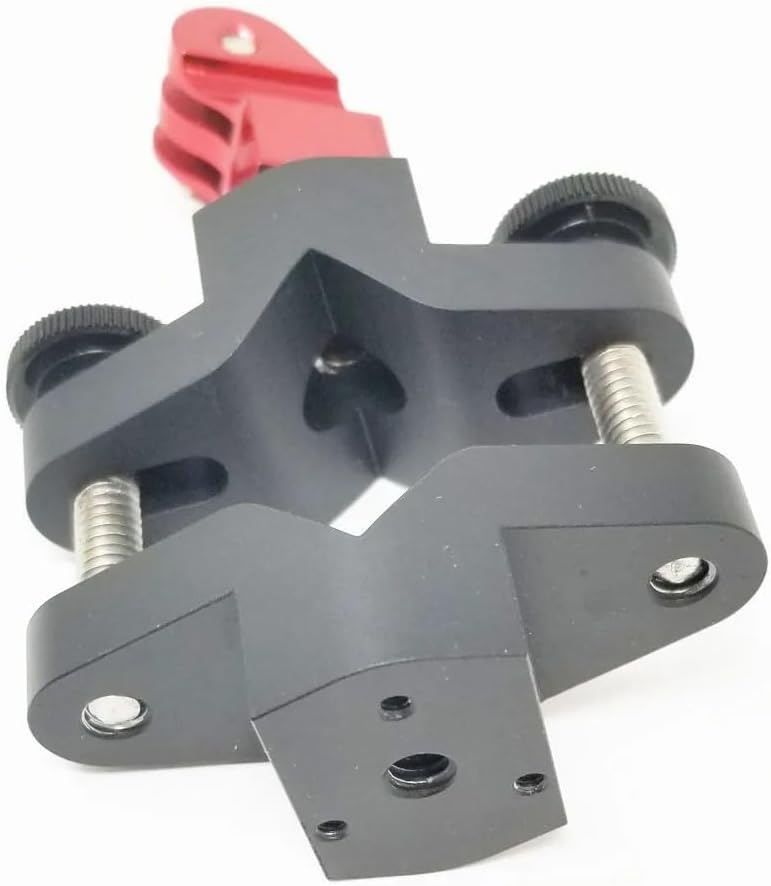 Rock Steady Slim Clamp Exterior Airplane Camera Mount Compatible with GoPro and GoPro Style Cameras - Car RV Truck Boat