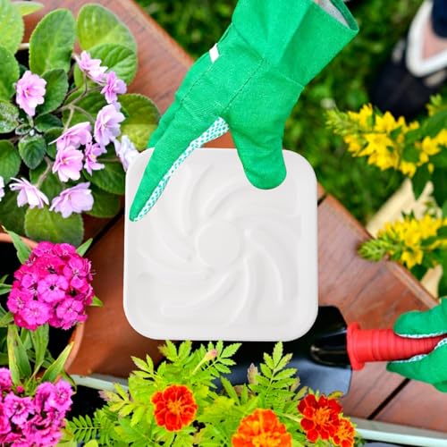 Plateau de récupération design durable pour pots de fleurs carrés - 6