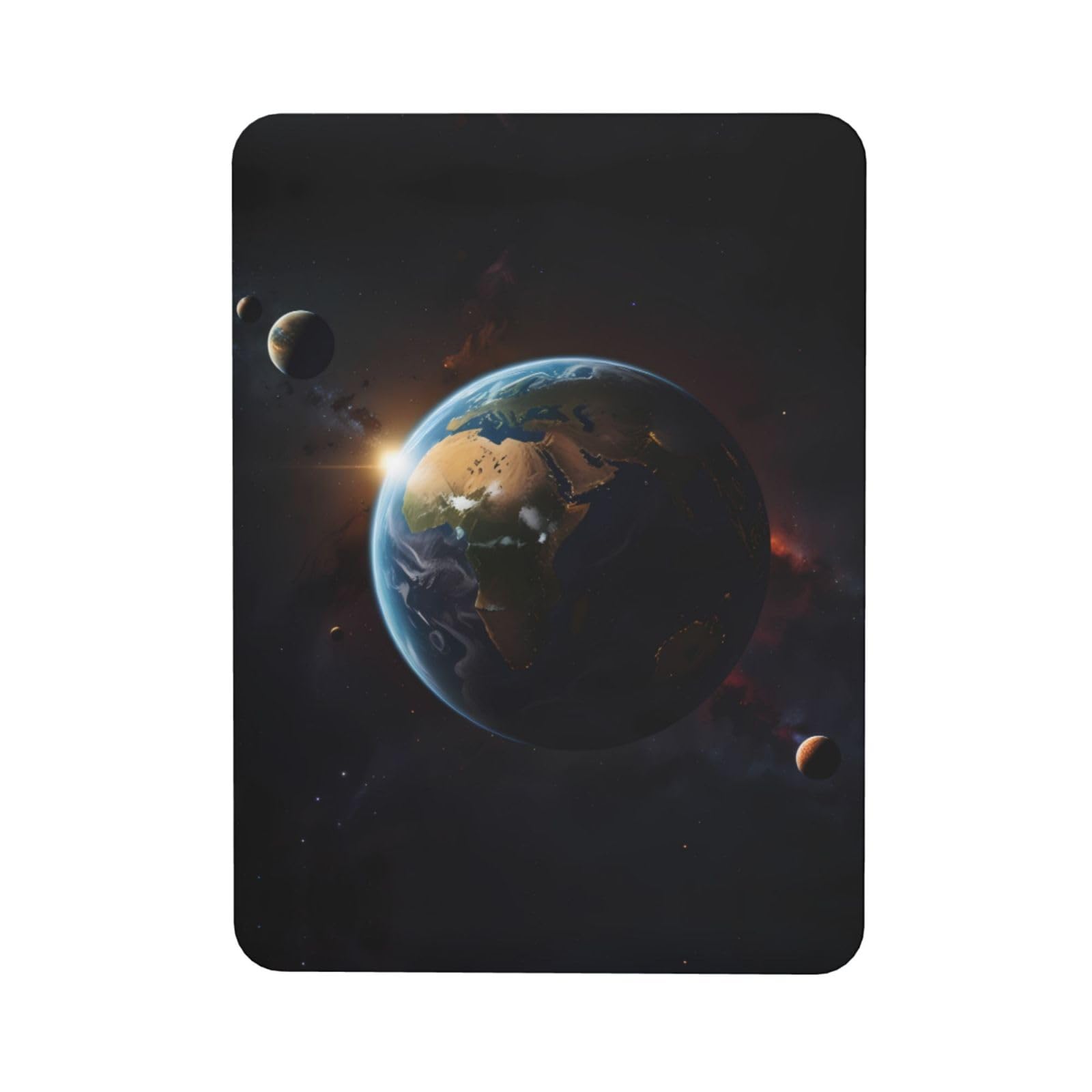 Planet Soft Magnetic Refrigerator Magnets with Creative Printing, Decorative Magnetic Stickers