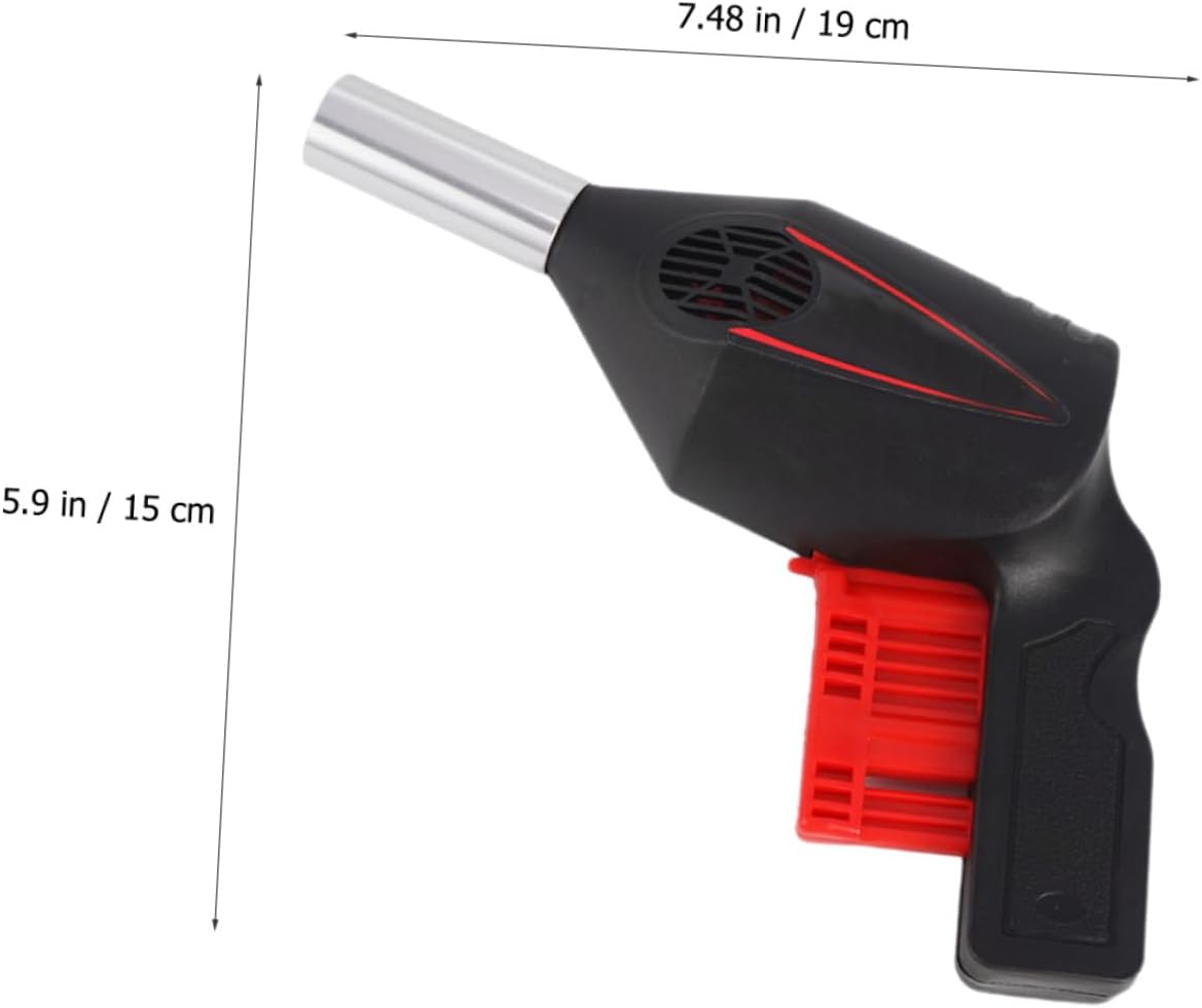 TEHAUX Handheld Bbq Fire Blower Portable Manual Cooking Fan for Outdoor Camping Barbecue Fire Pit Air Blower Tool