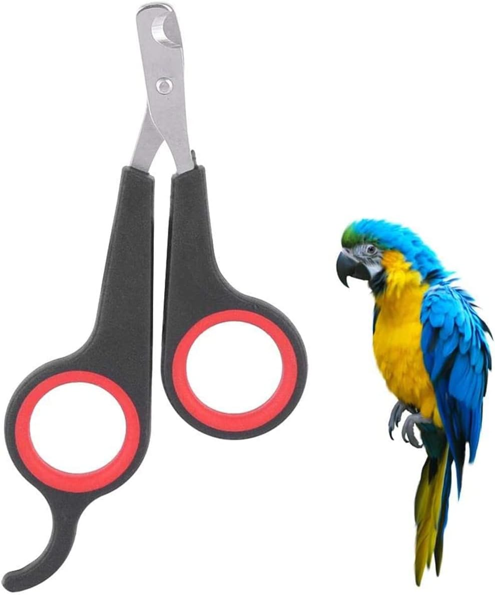 Mumoo Bear Bird Nail Clipper Grooming Tool Nail Scissors Clipper Pet Bird Parrot Small Animals Accessory for Small Parrot Birds