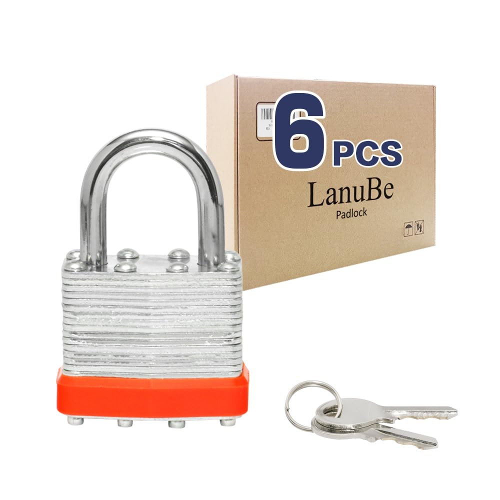 Cadenas laminés clé unique 40 mm LanuBe serrures identiques