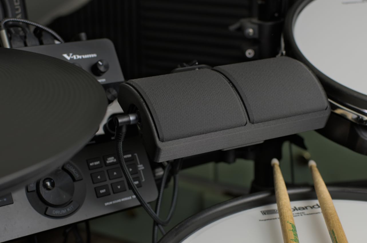 Digital Sound Block v2 | Dual Zone Electroinc Drum Pad | Compact, Velocity-Sensitive e-Drum Trigger
