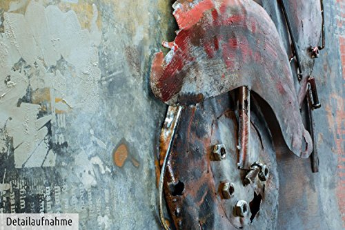 KunstLoft® Metalen schilderij 'Italian Vespa' 100x75x5cm handgemaakte wanddecoratie - Image 3
