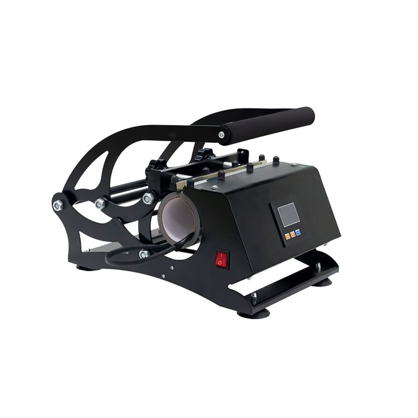 JVDDI Cup Heat Press Machine Compact & Lightweight Multifunction T-Shirt Sublimation Transfer Printer(Nero)