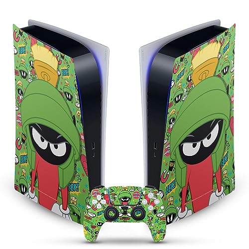 Sticker PS5 Digital Anti-Rayures Marvin The Martian Vinyle de Protection Manette DualSense