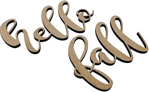 Miniatura 2 de Happy Fall Juego de frases de palabras de otoño Palabra recortada de madera Palabra conectada Decoración de otoño de madera Decoración de