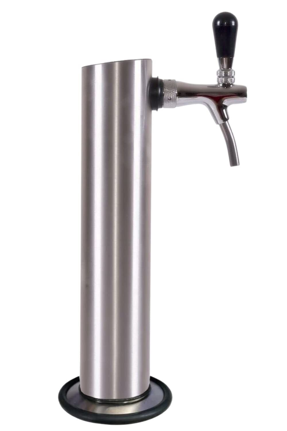 Zapfgarnitur klein mit Schanksäule, Schankhahn, Flachkeg (A), Co² 500g, Druckminderer & Schläuche