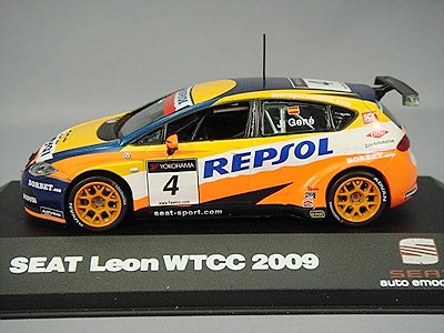 Amazon.co.jp: ☆セアトオフシャル 1/43 セアト レオン TDI 2009 WTCC