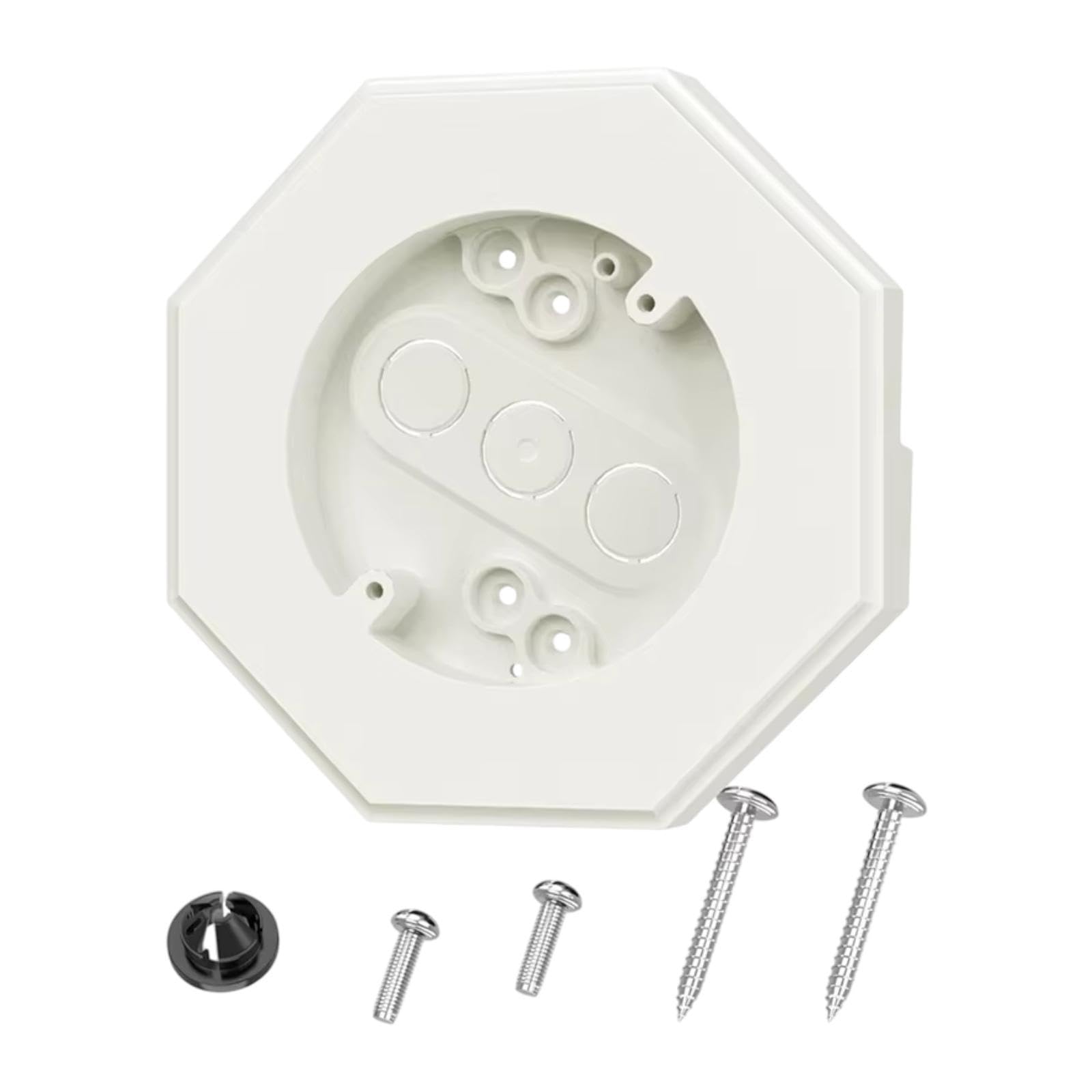 Siding Mounting Block Outdoor Mounting Plate Kit Siding Light Mounting Block White-image-45