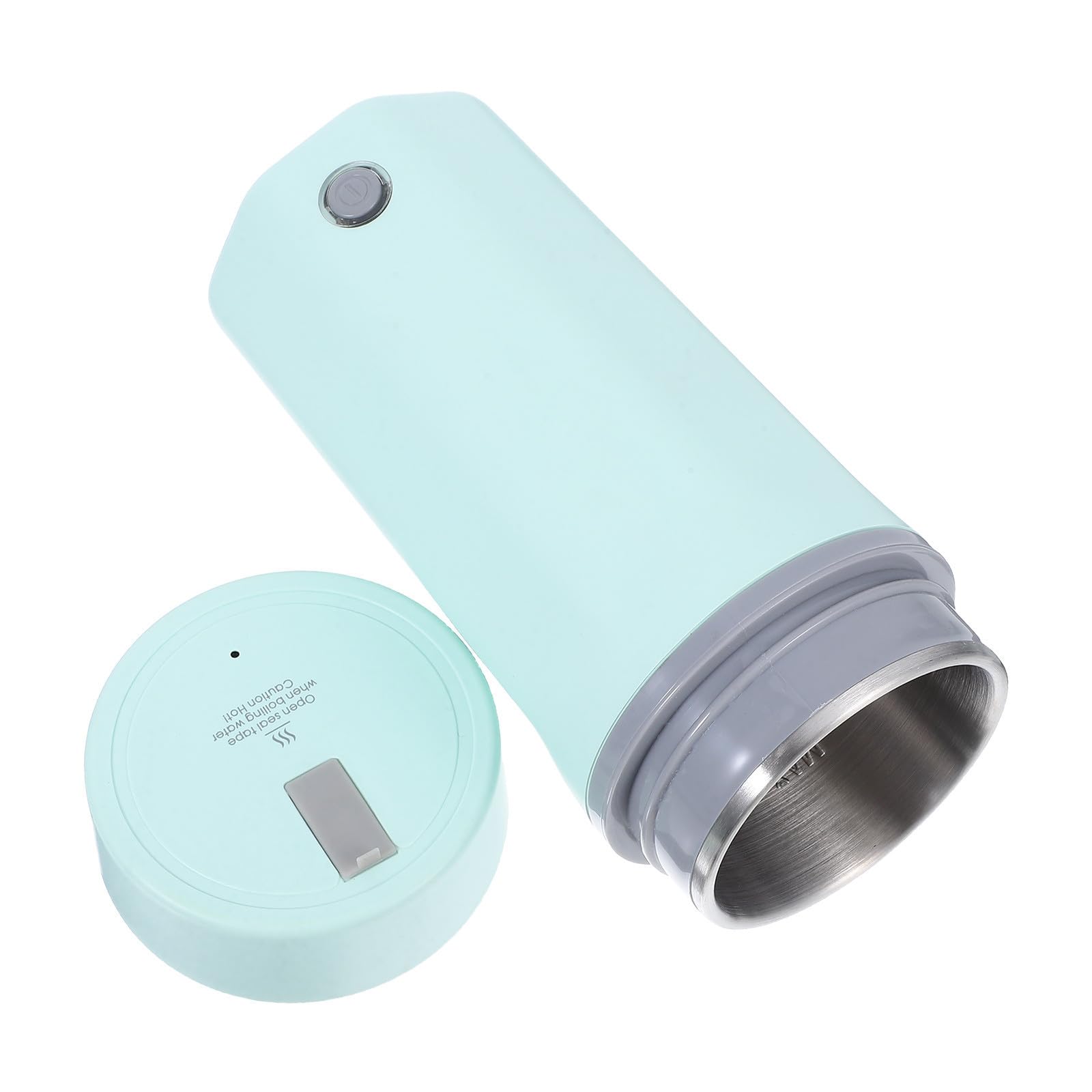 Sosoport Mini Hervidor Eléctrico Portátil de Acero Inoxidable para Viaje Capacidad de 500ml, Apagado Automático y Funcionamiento Silencioso Adecuado para Espacios Pequeños