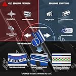 GMWD Leg Press Hack Squat Machine Combo, Leg Exercise Machine with Linear Bearing, 45-Degree Lower Body Special with Weight Storage for Quads, Hamstring, Glutes, Calves, Home Gym Leg Day Equipment - Image 4