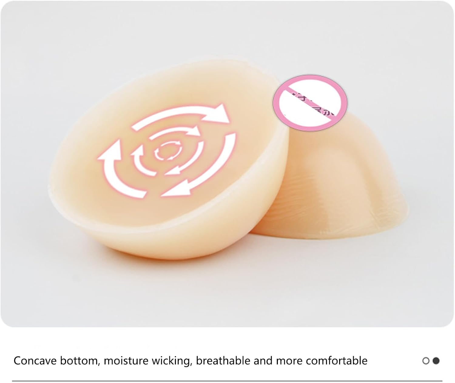 TUBETOP Crossdressing Fake Breasts Silicone Breast Pad Breast Fake Boob Bra Simulation Bra Padding Bust Enhancer Flesh-D