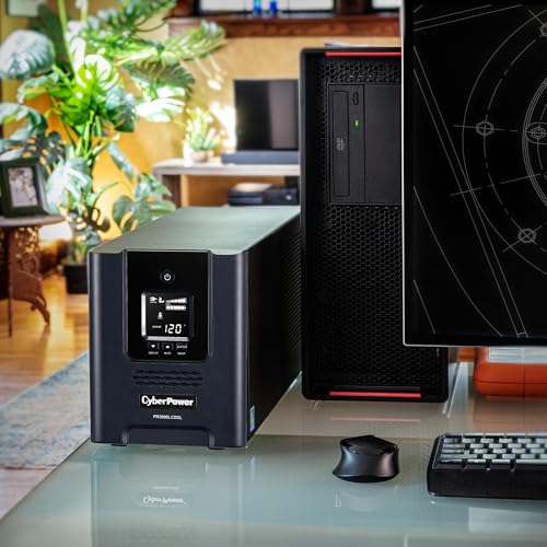CyberPower PR3000LCDSL 30A Smart App Sinewave UPS Battery Backup and Surge Protector, 3000VA/2700W, 7 Outlets, AVR, Mini-Tower, UL Certified - image 8