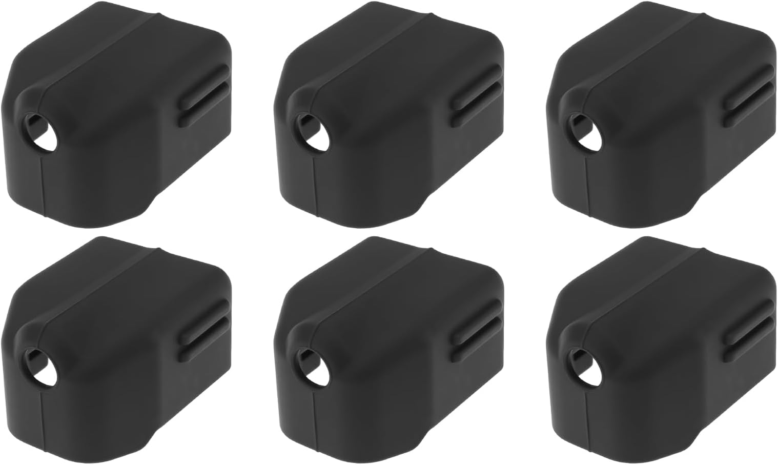 6Pcs Silicone Sleeve Compatible with Flashforge AD5X 3D Printer Extruder Hotend Heat Block Cover High-Temperature Protection