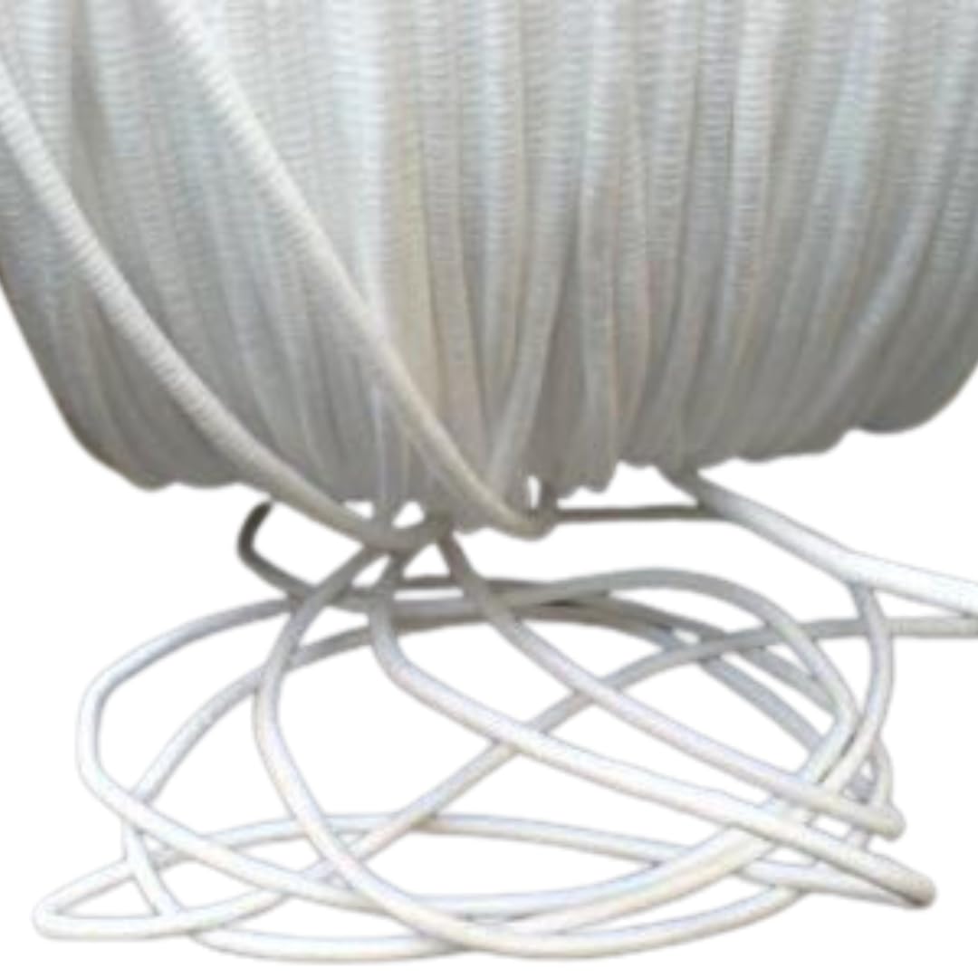 10 Metres White 6mm Washable Piping Cord