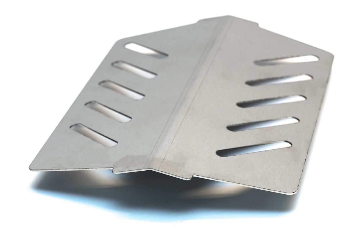 Réflecteur chaleur tôle acier inoxydable iComp compatible avec barbecue Weber Genesis
