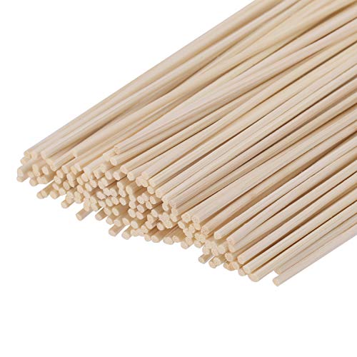 Senkary 150 Pieces Reed Diffuser Sticks 9.45 inches Wood Rattan Reed Sticks Fragrance Essential Oil Aroma Diffuser Sticks