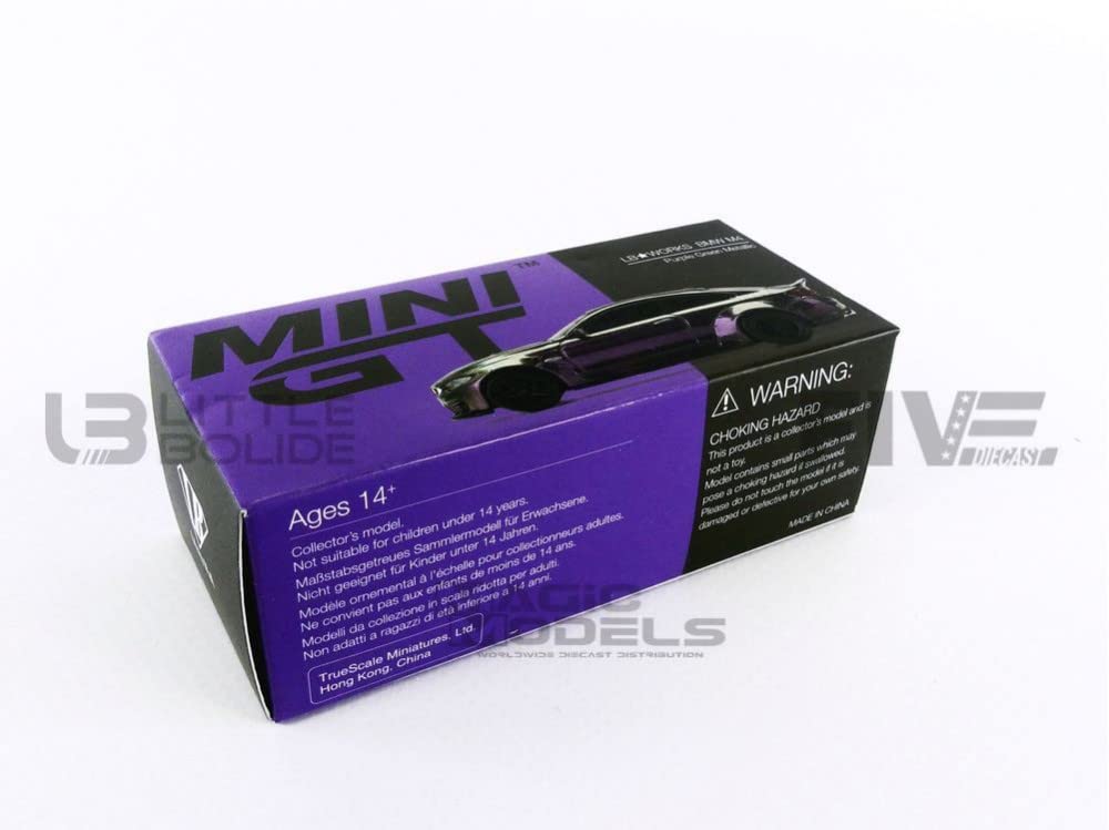 Amazon | MINI GT 1/64 LBWORKS BMW M4 パープルーグリーンメタリック