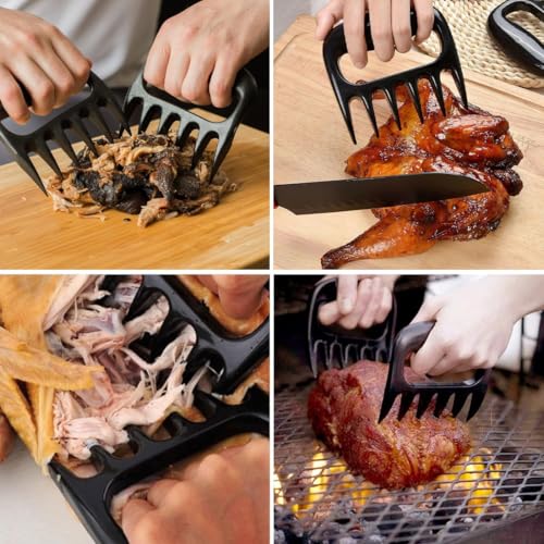 SGERUFZ 2 Stück Pulled Pork Krallen Rub Gewürz, Kitchen und Bbq Zubehör, Grill Gadgets Küche Party Festival, Geschenke für Papa, Gadgets für Männer, Kochen Zubehör