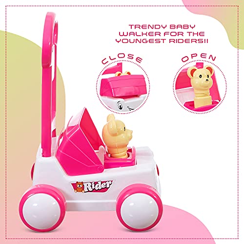 NHR-First-Step-Sit-to-Stand-Activity-Baby-Push-Walker-with-Drop-Ball-Combo-Pack-9-Months-to-18-Months-Pink