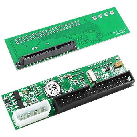 GODSHARK 2.5 inch SATA to 3.5 inch IDE Adapter, 2.5 or 3.5 Inch HDD or SSD SATA Hard Drive to 40 Pin 3.5 Inch PATA Desktop Converter Card Cover
