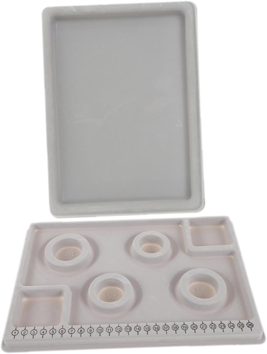 2Pcs Beading Board Tray Bracelet Design Organizer for Jewelry Making Convenient DIY Craft Tool for Bead Stringing and Component Storage