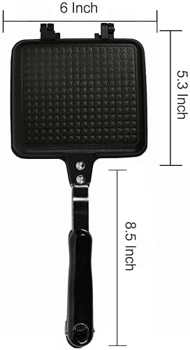 Sandwich Maker, Non-Stick Hot Sandwich Maker Panini Grill Pans With Handle Aluminum Flip Pan For Home Kitchen #TOP1