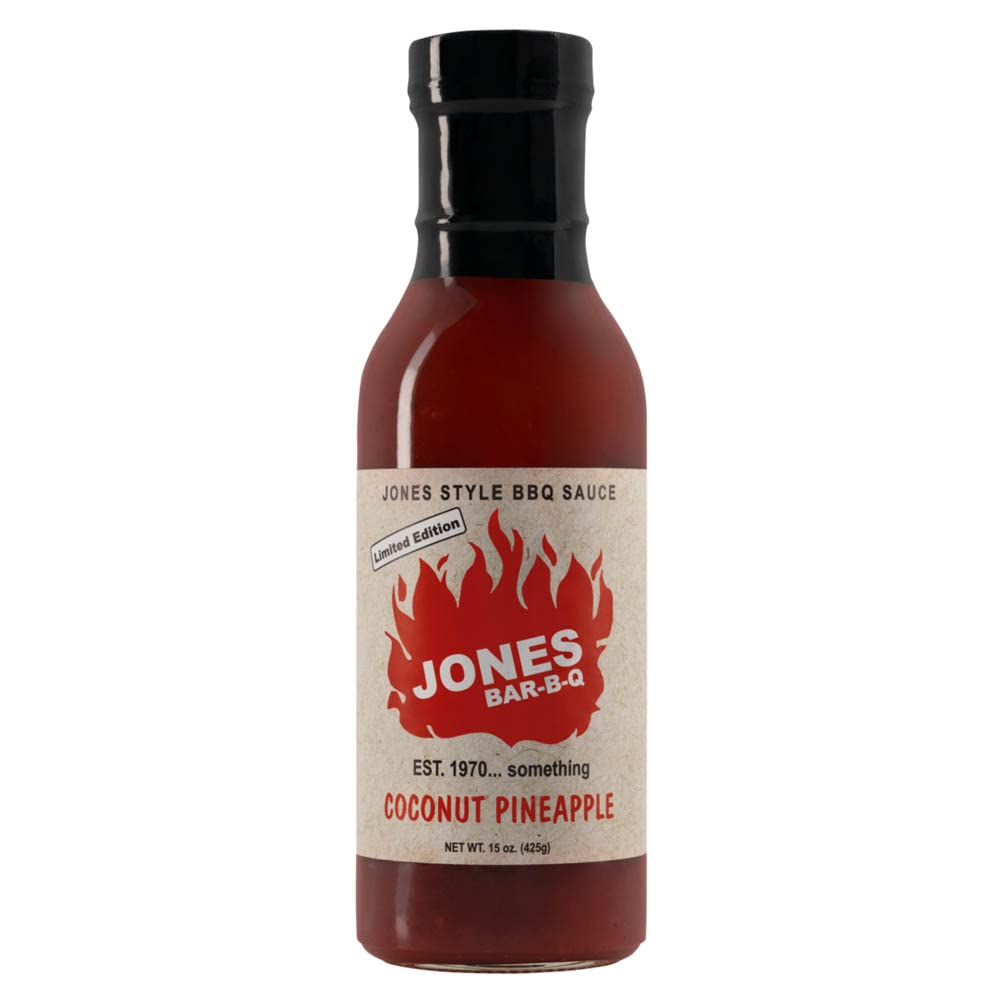JONES BAR-B-QCoconut Pineapple BBQ Sauce - Limited Edition