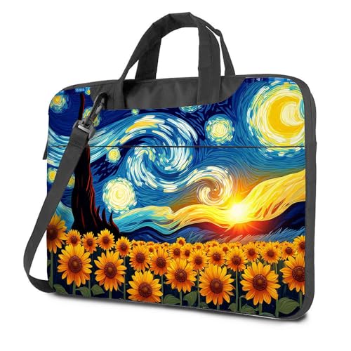 Sac à dos pour ordinateur portable 14" - Sac de voyage compact imprimé artistique 26x36cm