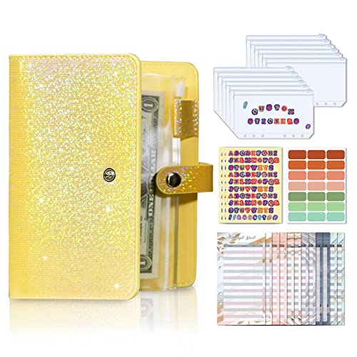 Organizador de orçamento com envelopes de dinheiro - Pasta de envelopes de enchimento de dinheiro -