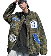 Amazon | [NOLCCTN] スタジャン メンズ 迷彩柄 ジャケット スタジアム