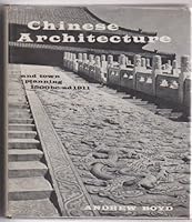 Chinese Architecture and Town Planning 1500 B.C.---A.D. 1911 B0000CLIUG Book Cover