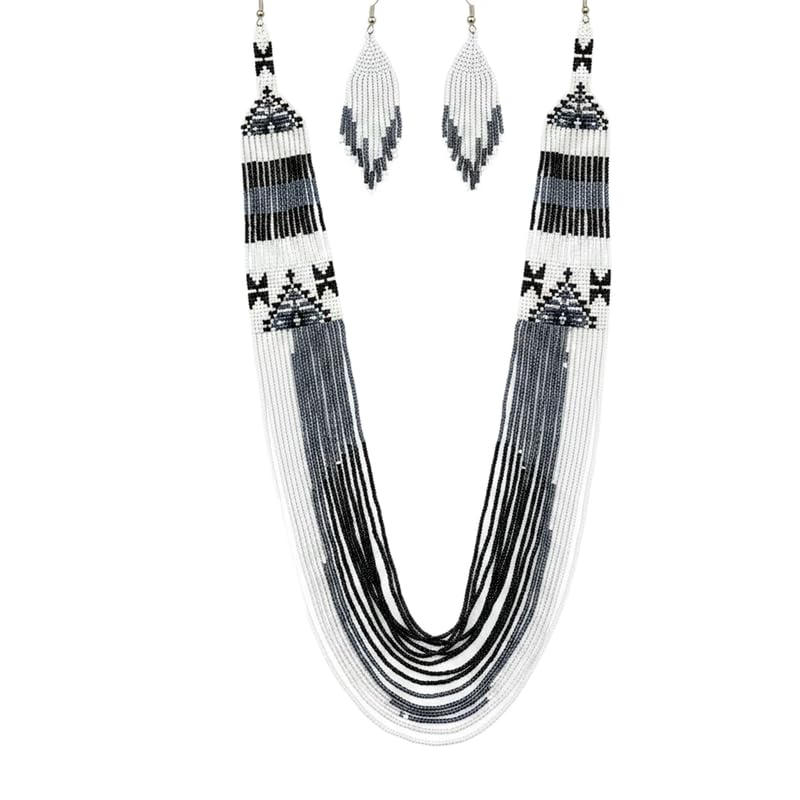 Gerdan ucraniano collar cascada multicolor para renovar su estilo con joyería artesanal