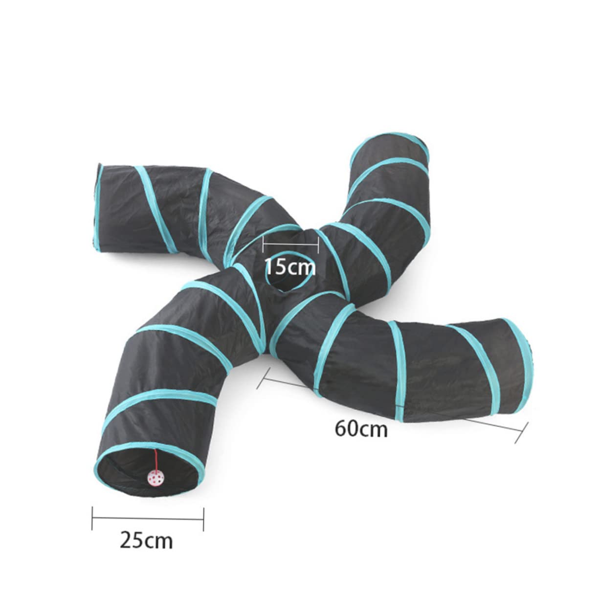 Kisangel Tunnel De Pliable pour Chat Tunnel Interactif Crinkle Jouet pour Et Accessoire De pour Animaux