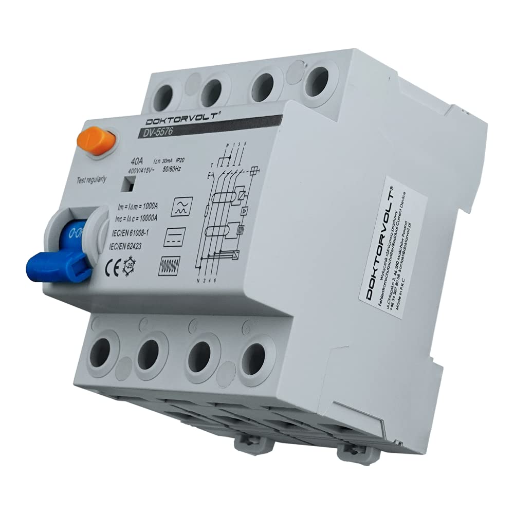 Hager CDB640E FI-Schutzschalter Fehlerstromschutzschalter 4-polig 10kA 40A 30mA Typ B | Online