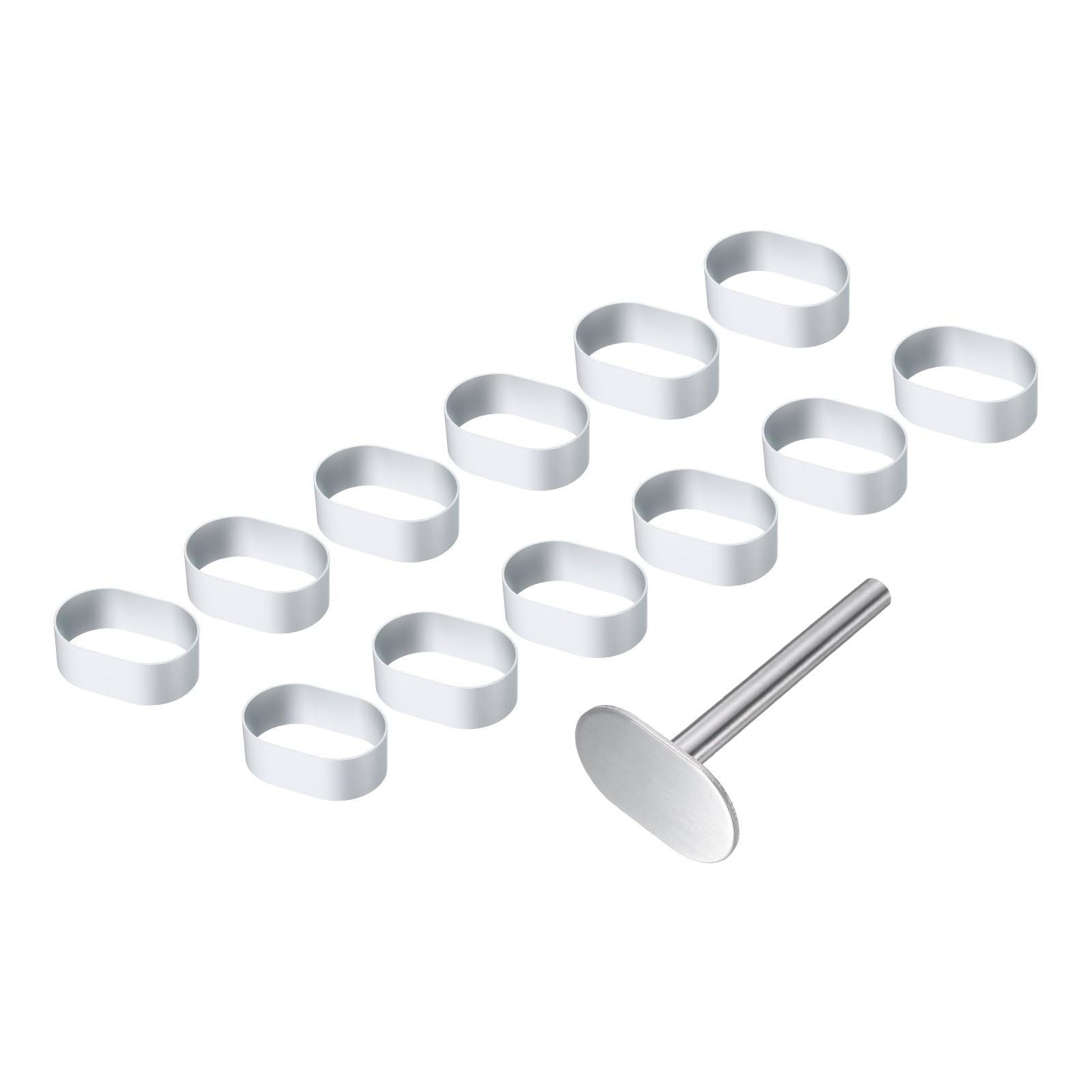 Cortadores de galletas de metal uxcell para diseñar sándwiches y postres de fondant