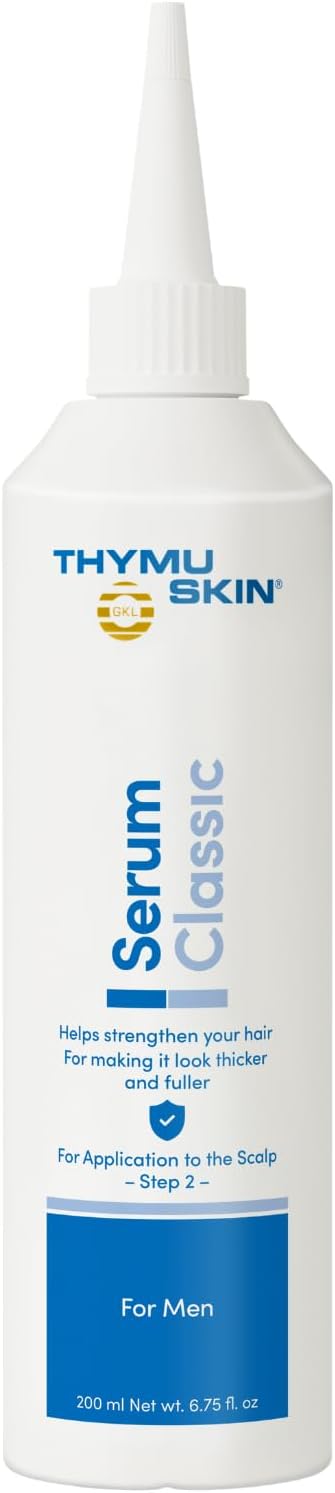thymu Skin Classic Serum – Medio contra caída del cabello para mujeres y hombres – activa nuevo Crecimiento del Vello – La Estudios Clínica Aprobado – No Efectos Secundarios – 200 ml