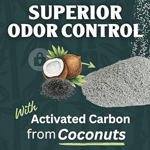 Sprinkle & Sweep Litter Box Deodorizer – Cat Litter Deodorizer Non Toxic and Safe for Kittens – Litter Deodorizer Instantly Eliminates Foul Litter and Urine Odors (Pack of 4)