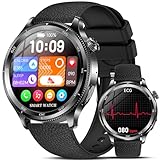2026 Neu Smartwatch Herren mit EKG/ΒΙυτｚυcker/Harnsäure/BMI1,43'AMOLED...
