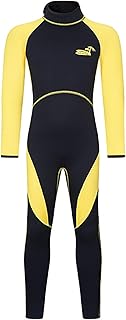 Traje de neopreno para niños de 3 mm, traje de buceo de manga larga, térmico, traje de baño de una pieza para niños y niñas, natación, buceo, snorkeling,
