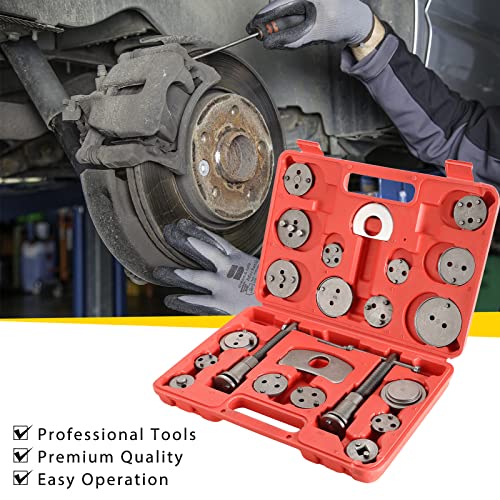 image for Acymner 24PCS Disc Brake Caliper Tool Kit | Heavy Duty Disc Brake Pist