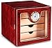 LQX Cave Cigare Humidor Cigare Humidors Cigare Cigare Grand Cigare humidificateur Cigare Cigare Cigare Cigare Smoking Set Rouge Quatre Couches 50cigar (Size : 24 * 22 * 24cm)