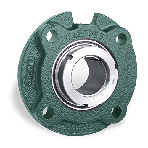 Flange Block - 4 Bolt Round Flange Cartridge 1.75 Inch Bore Insert Type - Ball Bearing Cast Iron; Fc-Scm-112 #TOP14