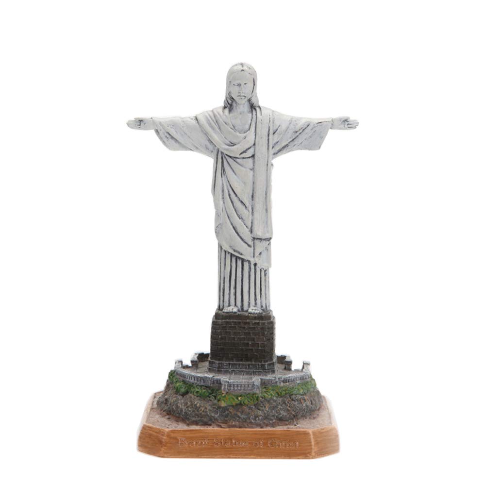 SDBRKYH Christ Jesus Statue, Christ The Redeemer Christ Model Salvation Christ Statue Sculpture Deco